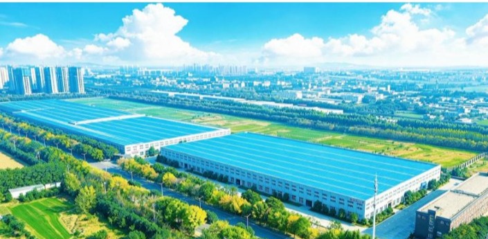 Aerial view of Dazhang industrial campus